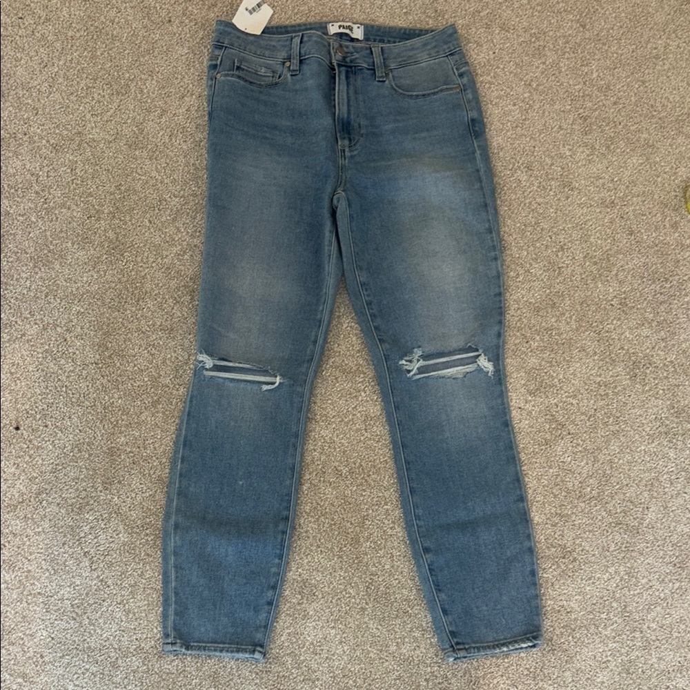 NWT Paige size 28 Hoxton Crop jeans
